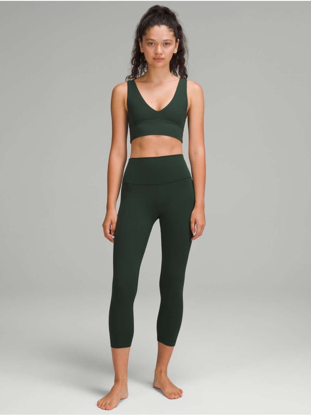 Lululemon Align High-Rise Crop 23 Size 6 Legacy Green